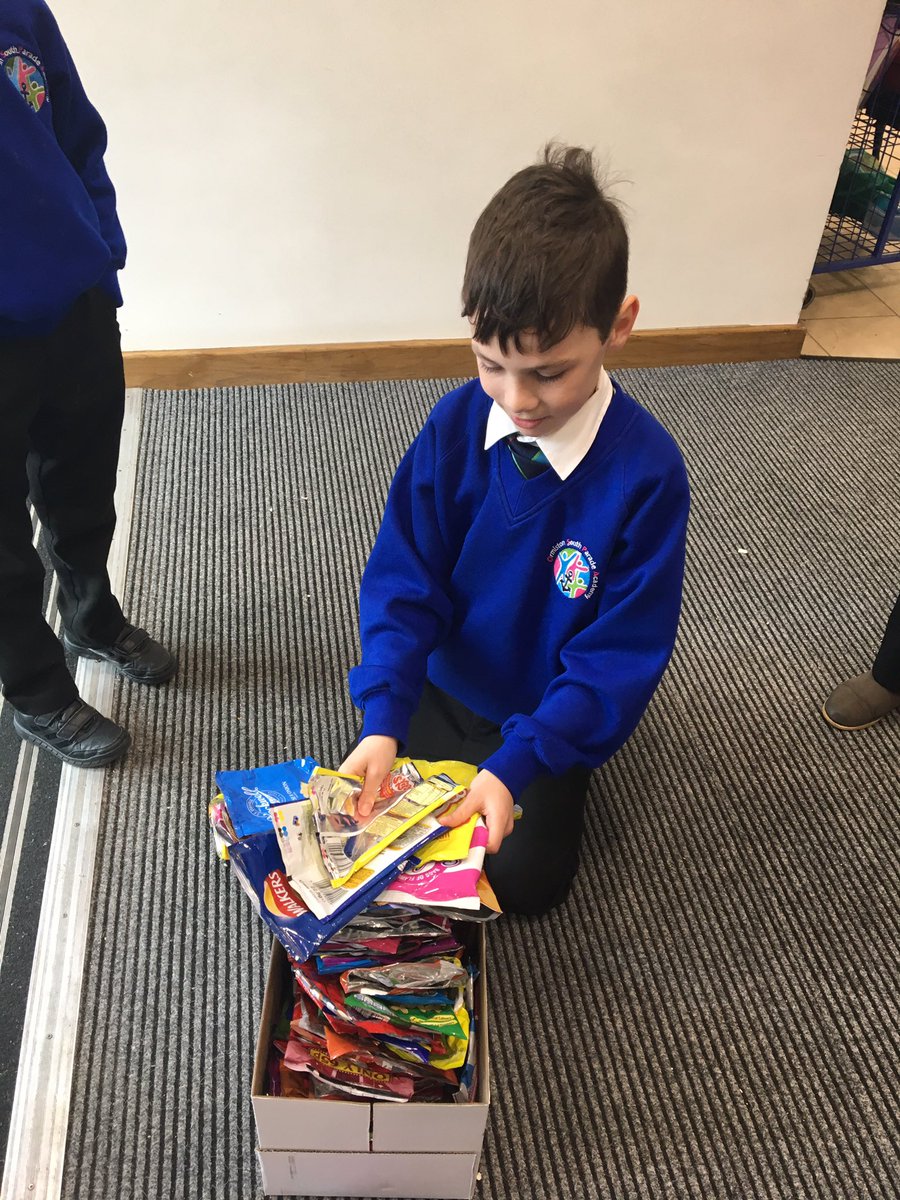 GabHarding's tweet image. 177 crisp packets collected this week and it’s only week 1! @TerraCycleUK #RRSA #recycling