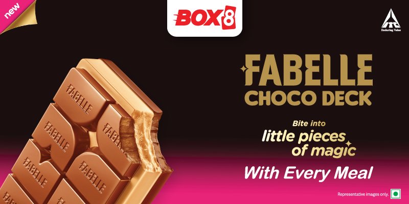 BOX8_in's tweet photo. Our meals just got a lot more magical ✨
Bangalore foodies get to enjoy a FREE Rich & Exquisite Chocolate Bar from @Fabelle! 🍫
Hurry, grab a lip-smacking meal & get a delicious dessert to go with it! 😋
#chocolates #desifood #fabelle #food #foodies #Bangalore #nomonom https://t.co/iQ60L8JlaK