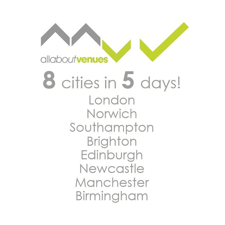 All_AboutVenues's tweet image. What a crazy week it's been for Team AAV!🌎🏃‍♀️😁 Coffee by day, wine by night!☕🥂 #eventlife #topclient #roadshows #venuefinding #eventmanagement #eventprofs #sitevisits #London #norwich #southampton #Brighton #Edinburgh #Newcastle #Manchester #birmingham #wherearewenow