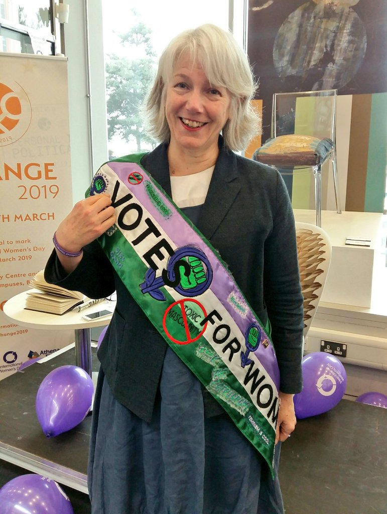 vespersian's tweet photo. From compere to reader, @DianeKemp1 dons the sash. #BCUBigRead https://t.co/0SyebaB9PV