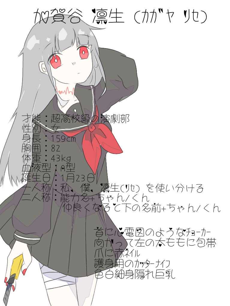 プロットダンガンロンパ公式 生存者兼ヒロイン 795様 795 Nakuko 宅 超高校級の演劇部 加賀谷 凛生 ｶｶﾞﾔ ﾘｾ T Co Iq6pbu5x02 Twitter