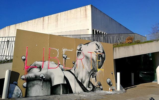 Magnifique oeuvre de @dire_132 pour la Journée Internationale pour les droits des femmes #spray #womensrights #lille #urbanart #instaart ift.tt/2SMUU9T