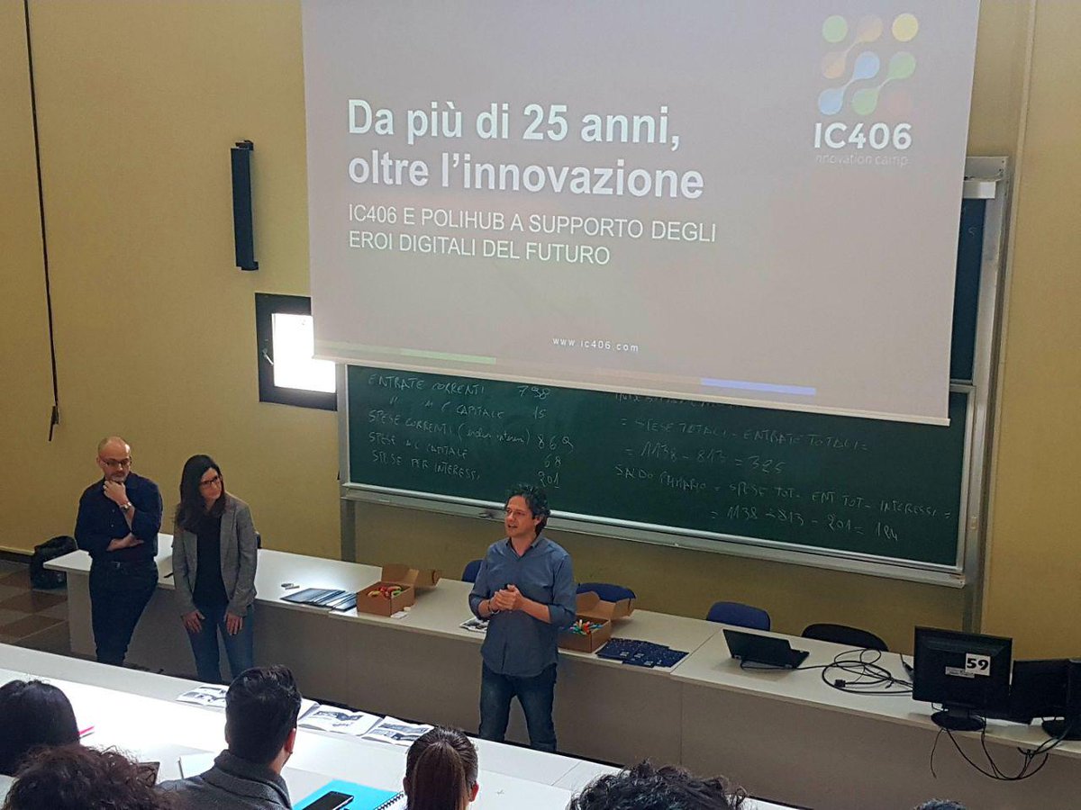 ic_406's tweet photo. Cos'è una start up e qual è il valore di un'idea?
Se ne discute live nell'aula E11 con gli studenti della Facoltà di Economia dell' Università degli Studi di Lecce!
https://t.co/0DonL3cPnE #digitalbusiness #fintech #insurtech #call4digital https://t.co/CPmMdqaFMt