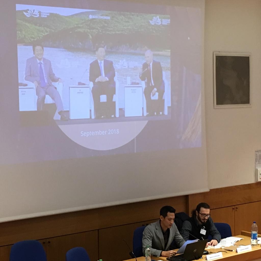 OfCompromise's tweet photo. Takeshi Morisato is presenting his paper on Kyoto school, metaphysics of compromise and the importance of an East Asian comparative perspective on compromise. @OfCompromise @psl_univ https://t.co/M9jTUpo7sW
