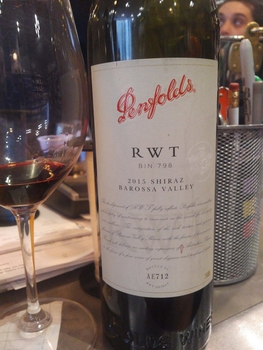 DoliverosDaniel's tweet photo. A tamed beast from down under @penfolds impressive 15 #RWT #Bin798 this well chiseled beauty made w/100% #Shiraz deep opaque color, aromas of menthol, cassis,vanilla,cedar & grilled nuts,extremely full body,lovely texture,huge but yet suave, long lingering finish, a tour de force https://t.co/g8goBRSDbK