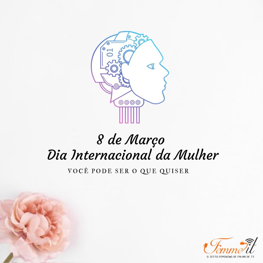 femme_it's tweet photo. Feliz dia das Mulheres!
#FemmeIT #FelizDiaDasMulheres #Sororidade #Uniao #Resiliencia #LugardeMulherEOndeElaQuiser #Equidade #ChegadeFeminicidio #ChegadeViolencia #RespeitaasMina #GeekGirls https://t.co/F8WE36djDn