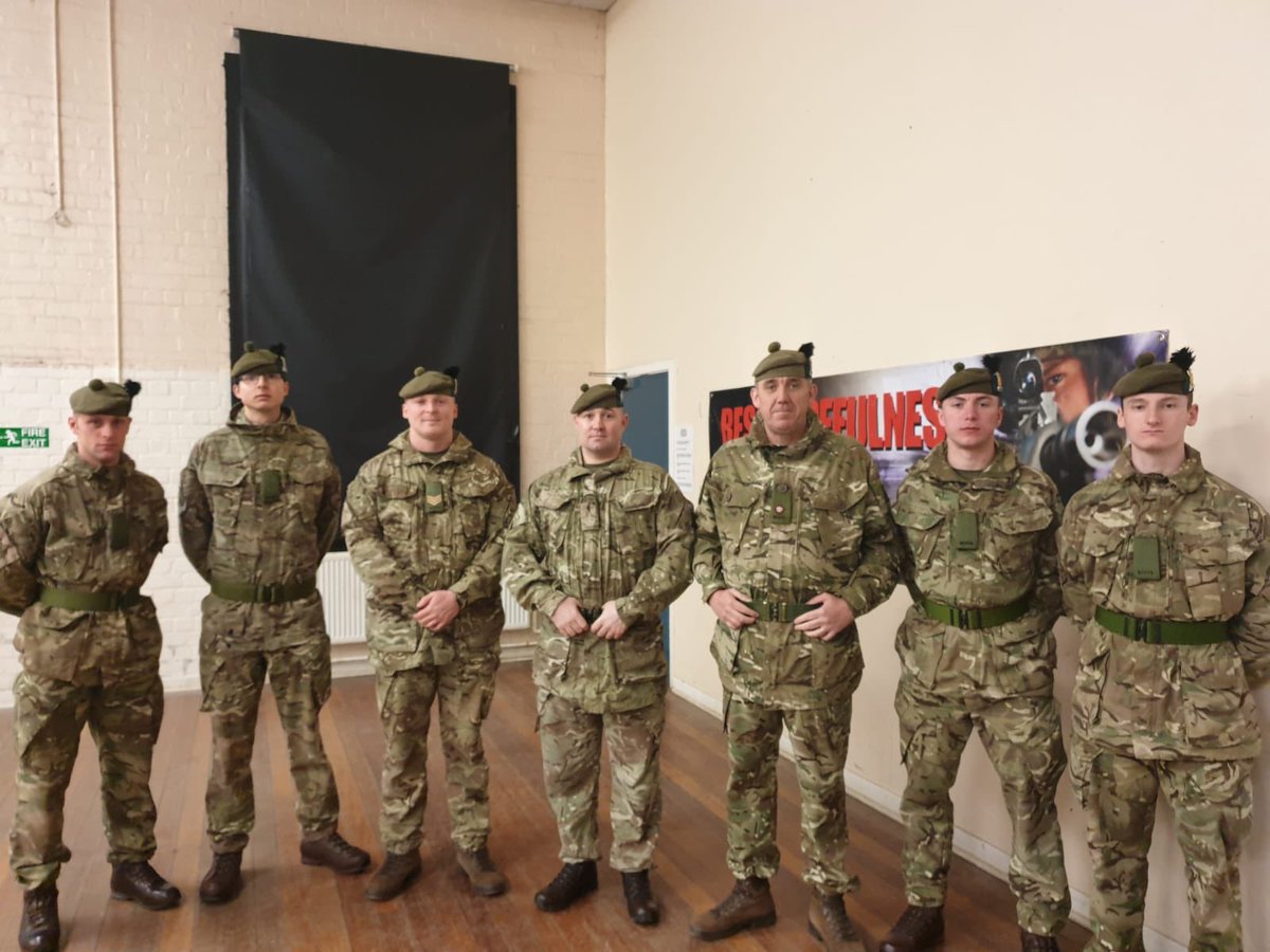 Congratulations to Ptes Abbott, Murray, Foley and Louden for passing their PNCO Cadre #FutureLeaders #JockStrong #WeAreInfantry @The_SCOTS @SWI_Comd_SM @SpecInfGp