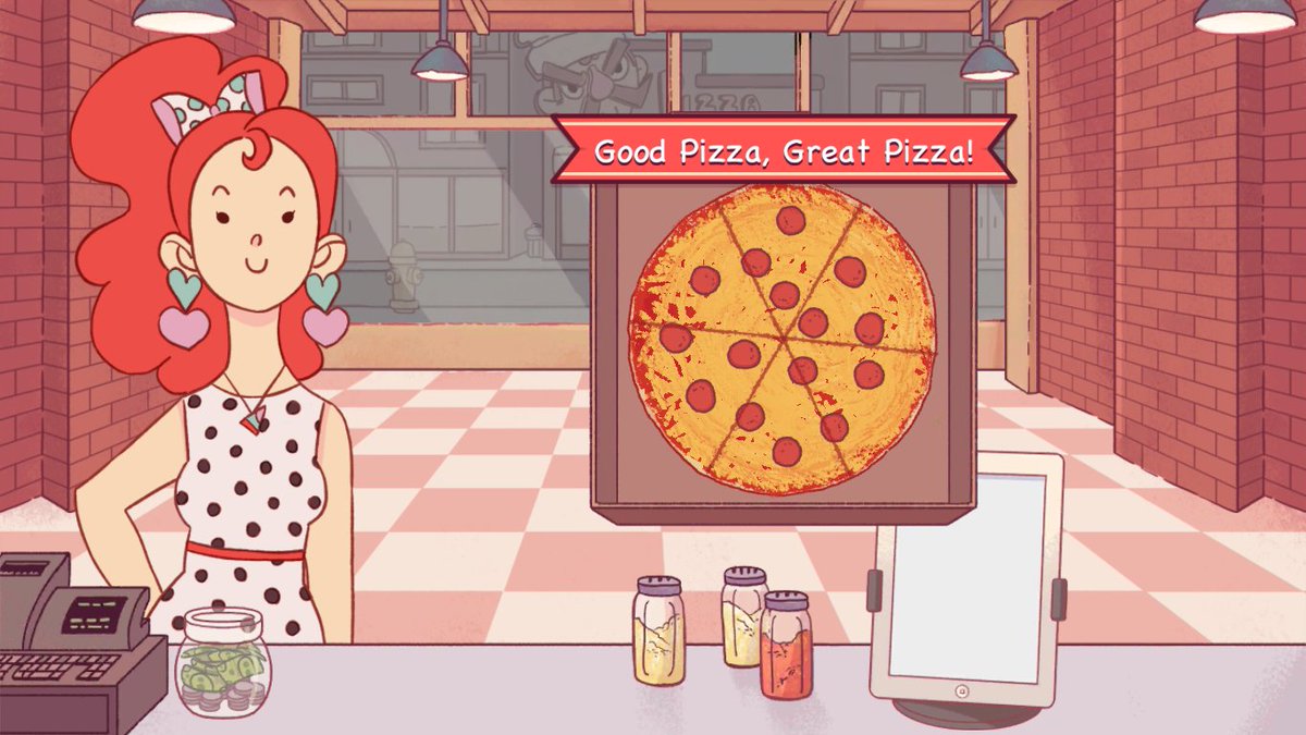 Siripp2's tweet photo. Who does this girl think she is, coming in here and demanding a handout? @kimmyslice247 #GoodPizzaGreatPizza https://t.co/q1n8AqaZWq https://t.co/bRz9Zy4BmN