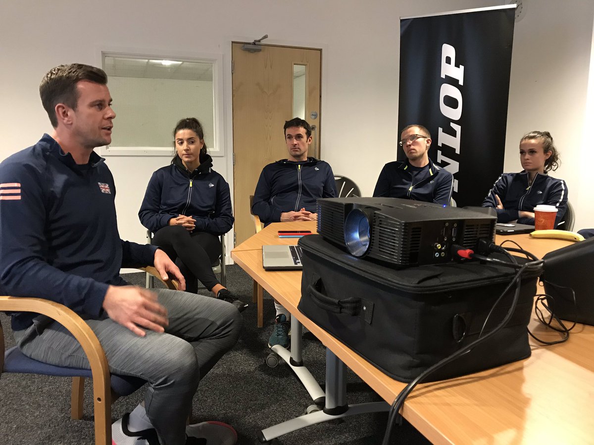 Great day yesterday at Dunlop partnered Bolton Arena. Big thanks to <a href="/LeonSmith/">Leon Smith</a> for his time and wisdom <a href="/BoltonTeam/">Bolton Arena Tennis Academy</a> <a href="/dunloptennis/">Dunlop Tennis</a> #Tennis #TeamDunlop