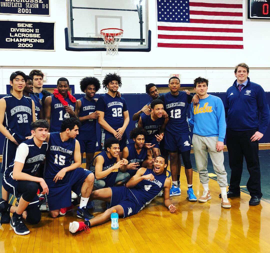 STMChancellors's tweet photo. BIG CONGRATS to our Varisty Chancellors as they ended the season with TWO championships!! #gochancellors #gostm #stmchancellors #ballislife #stmathletics #stmbasketball #prepsix #prep6 #prep6champs #SENE #SENEchamps #southeastnewengland #boardingschoollife #Repost @taylormulvey https://t.co/QQDpqN3PAt