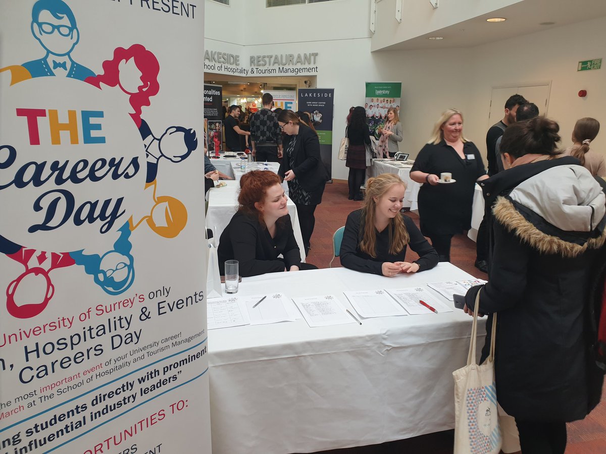 #throwback to last Wednesday and THE Careers Day! 
Thank you all for making this possible. 
As always it was a great success and we glad to see such an interest from the students.
Hope to see you next year as well!
@careerssurrey <a href="/SHTMatSurrey/">SHTMatSurrey</a> <a href="/sbsatsurrey/">SurreyBusinessSchool</a> <a href="/SurreyStudent/">MySurrey Hive</a>
