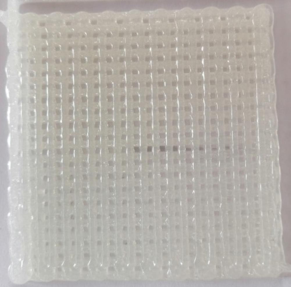 Ff3Dp's tweet photo. Here are some woodpile structure printed by my colleague: Dr Xuesong Lu. The photos feature both a two layers and four layers 6cm x 6cm structure. It really shows the flexibility of the #formulation of the #reactiveextrusion process.#AdditiveManufacturing #polymers https://t.co/JDPjKGadvP