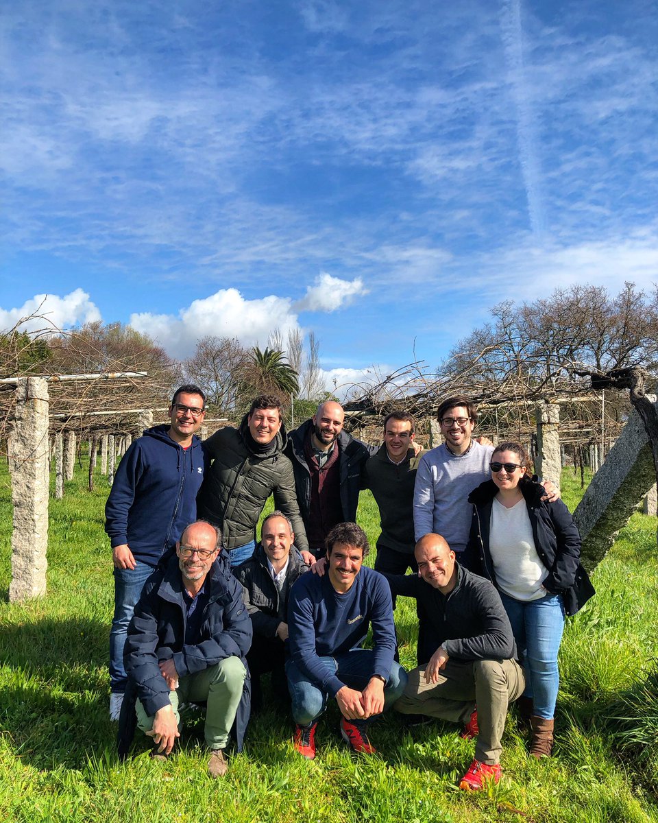 CalidoscopiVins's tweet photo. Una mañana fantástica con todo el equipo en @pazosenorans. ¡Como luce hoy la Val do Salnés! https://t.co/I4CR13qBdX