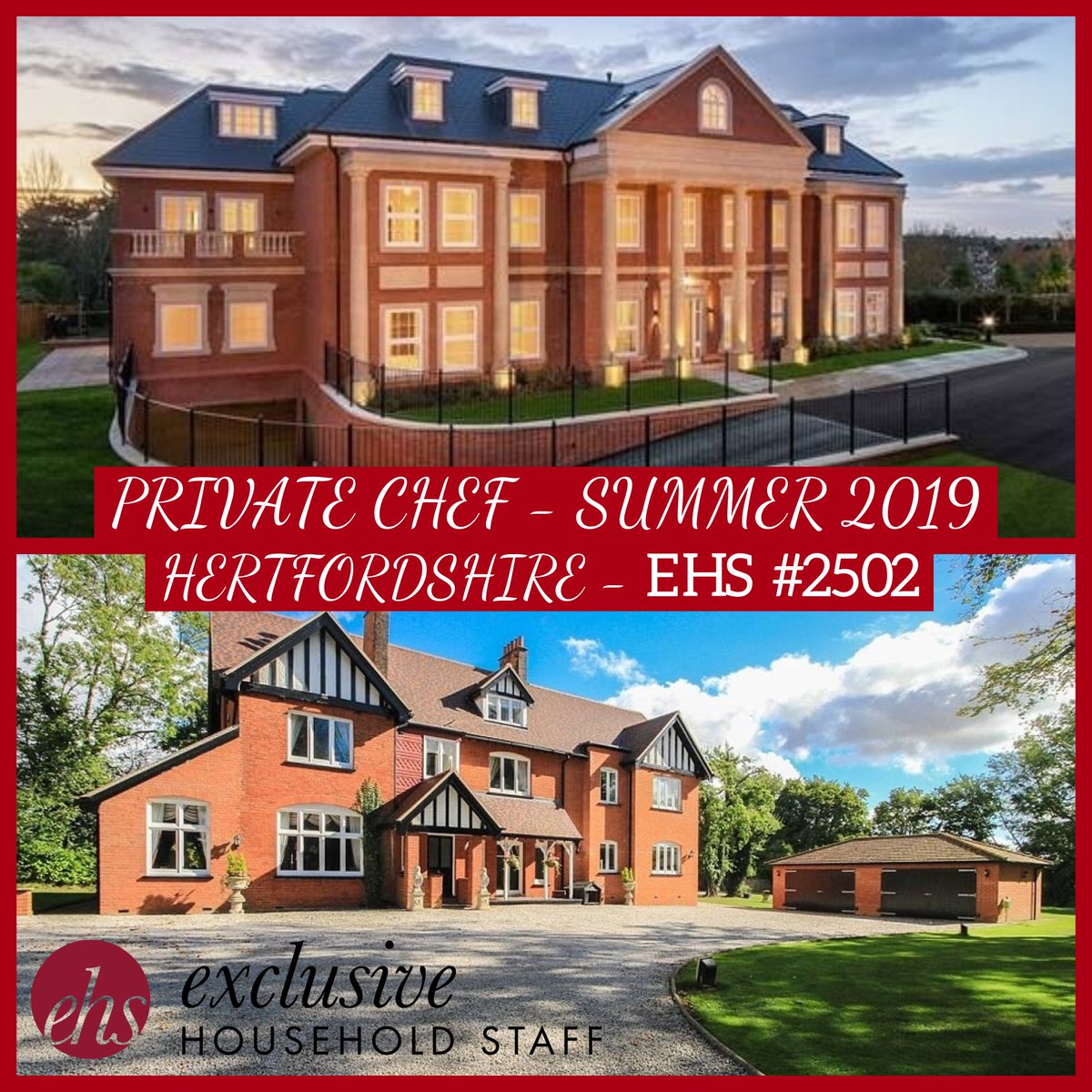 EHS_Recruitment's tweet photo. 17th June β 31st July 2019 inclusive... Apply now!
https://t.co/nwv0DPcPYA
#PrivateChef #PersonalChef #DomesticChef #SummerChef #TemporaryPrivateChef #PrivateSummerChef #HertfordshireChef #ChefJob #ChefRole #ChefVacancy #PrivateChefJob #TempChef #FamilyChef #Chef https://t.co/t72iOr9jLt