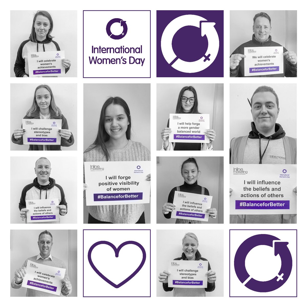 inline_intl's tweet photo. #teamInline proudly supporting #IWD and #BalanceforBetter. We are committed to working as a team to bring about change to create a more diverse and gender balanced world. 💜 https://t.co/aSXQMvS9up