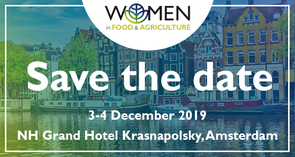 wearewfa's tweet photo. #WFA19 will champion the crucial role of women in global agribusiness. The campaign will conclude with a summit in Amsterdam on 3 &amp; 4 December, that will connect, inspire and enlighten attendees. Put the date in your diaries &amp; sign up for updates here! https://t.co/Js1iOppe3m https://t.co/SQmL7cXTqZ