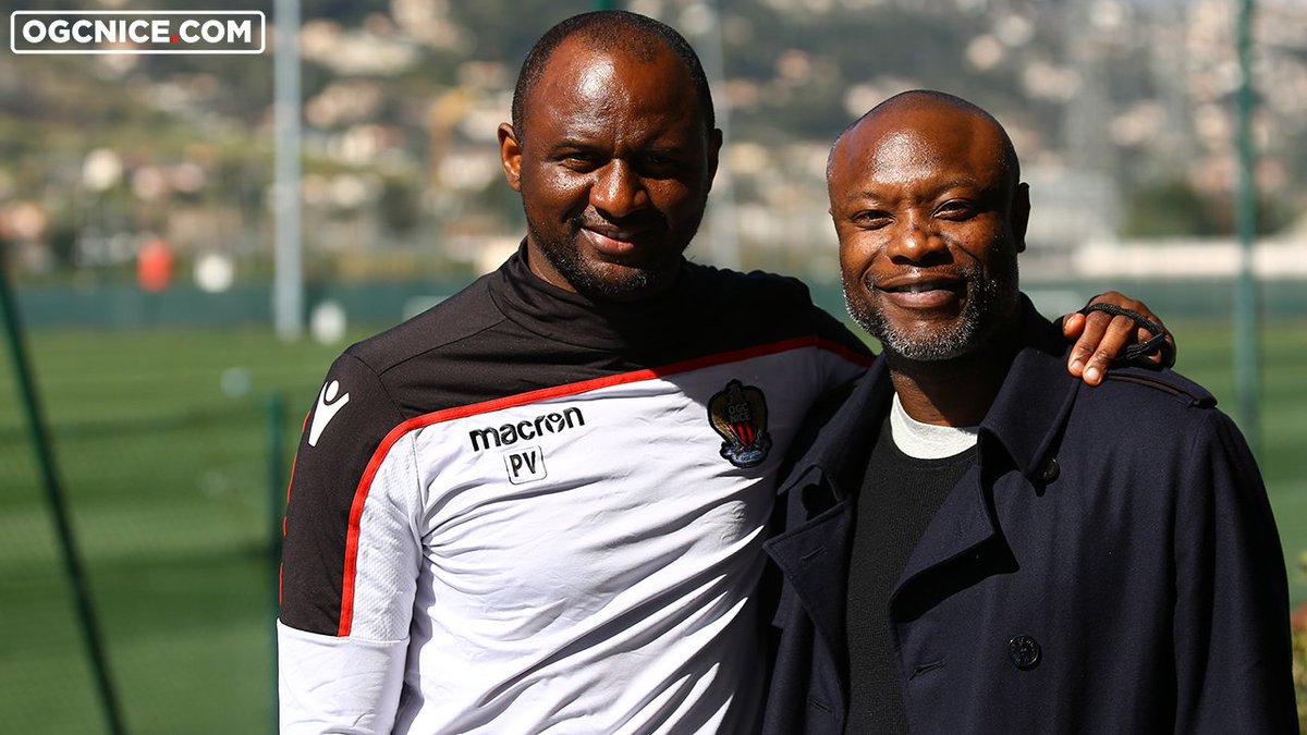 OGC Nice on Twitter: "Au lendemain de la visite de Lilian Thuram, un autre illustre ancien défenseur de l'@equipedefrance a été accueilli par Patrick Vieira à l'@ogcnice ce vendredi. Bienvenue William Gallas !…