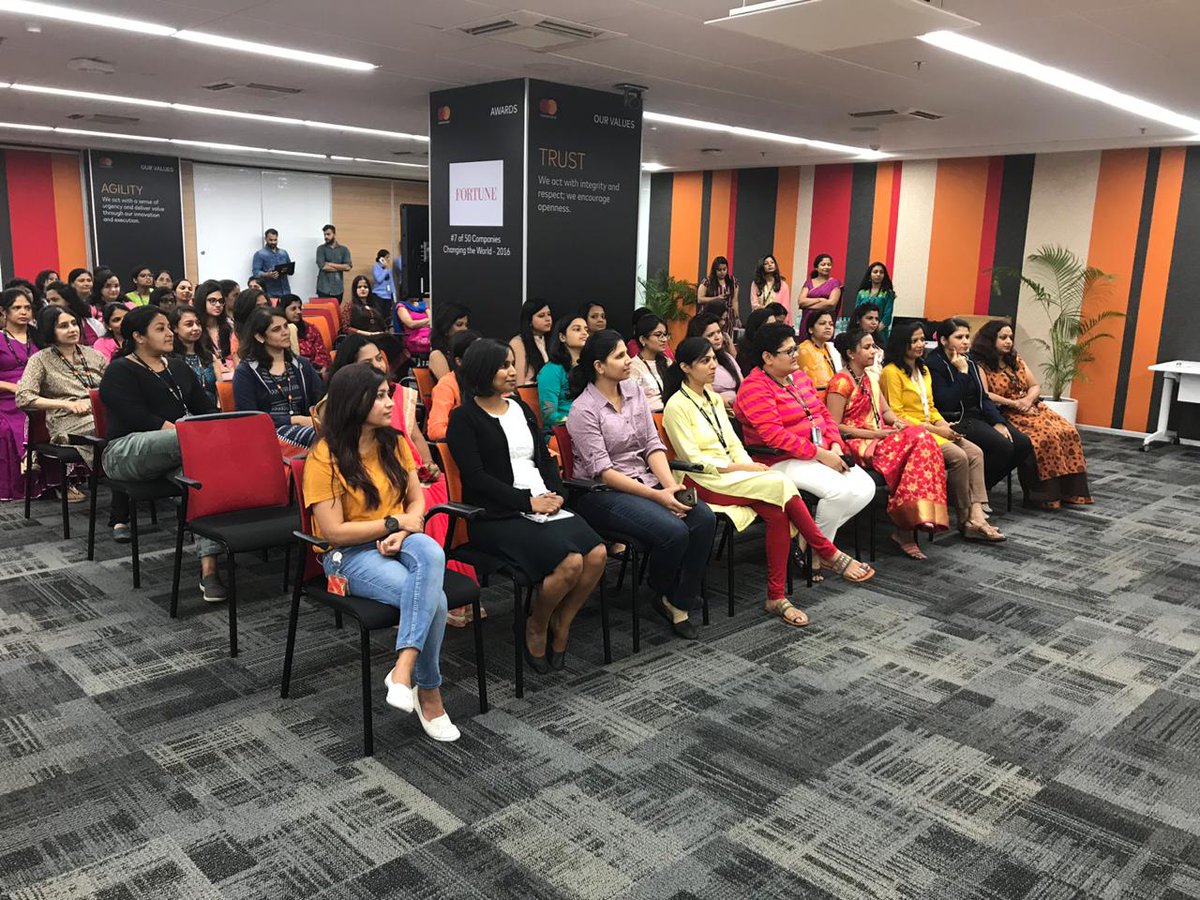 mastercardindia's tweet photo. #InternationalWomensDay was celebrated with much zeal and warmth across all offices of #Mastercard. We root for a balanced world for a better tomorrow. 
Here are a few snapshots of #MastercardEmployees celebrating #IWD2019 with their #EqualHalves. #BalanceForBetter https://t.co/c1IBhheJ6h