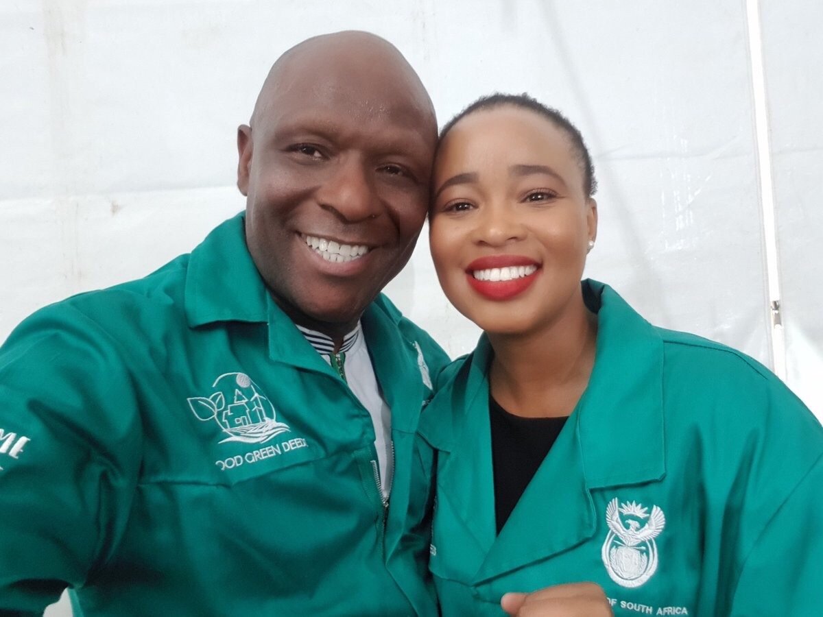 Hosting the #GoodGreenDeeds launch with @putcomafani in Mdantsane
