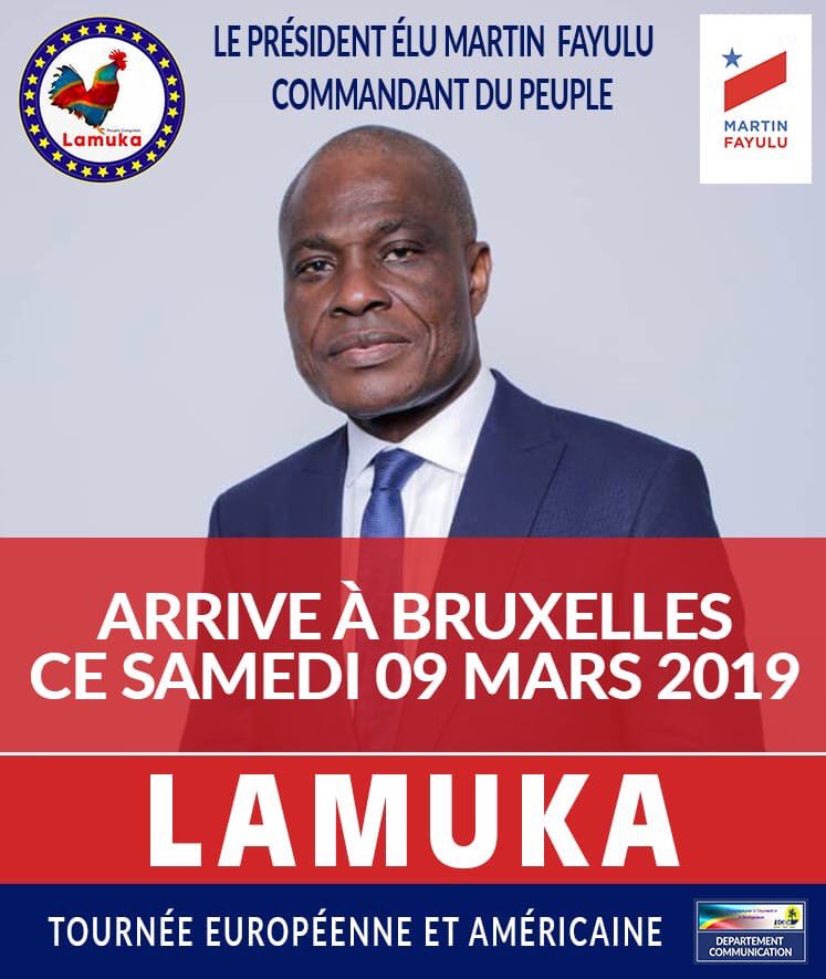 ECiDeRDC's tweet photo. Le véritable vainqueur de l’élection présidentielle, le soldat du peuple, l’homme qui a refusé de faire un « deal » avec #Kabila sur le dos des congolais, @MartinFayulu, entame une tournée européenne à partir de  ce Samedi. #RDC https://t.co/1PYGiGV5gD