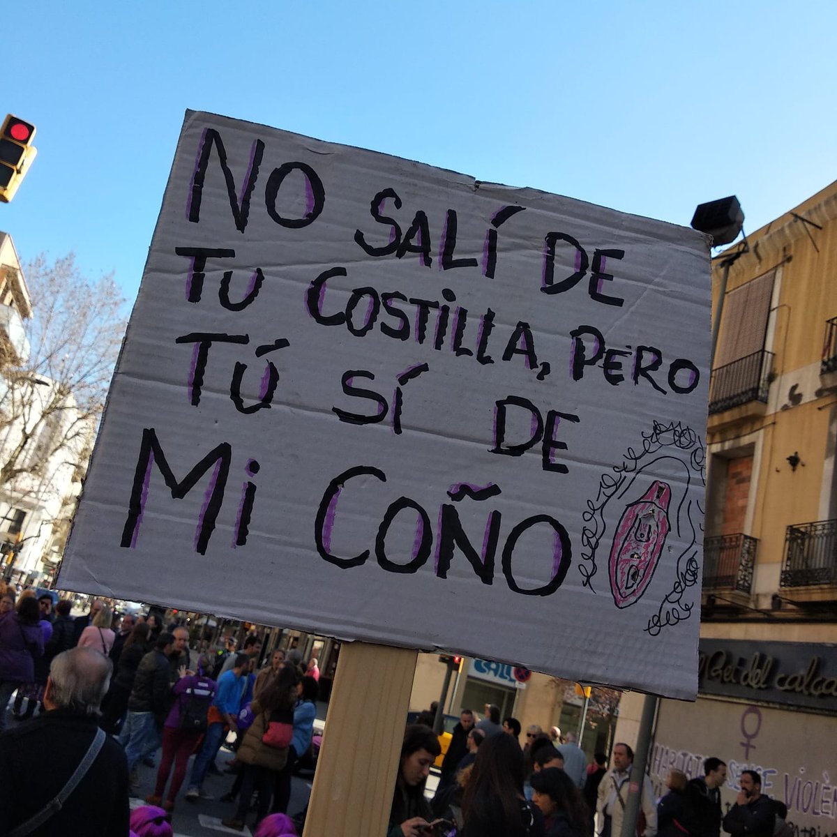 laBurxa's tweet photo. #vagafeminista8M #8M #8MSants https://t.co/tT26o6h17V