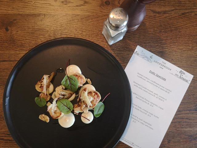 BathPubCo's tweet photo. RT LocksbrookInn "We now have a daily specials menu - yesterday this included this delicious scallop dish!
#seafood #yum #yeschef #BathPub #BathPubCo https://t.co/7usddu8iQC https://t.co/YIM9JTpuEB"