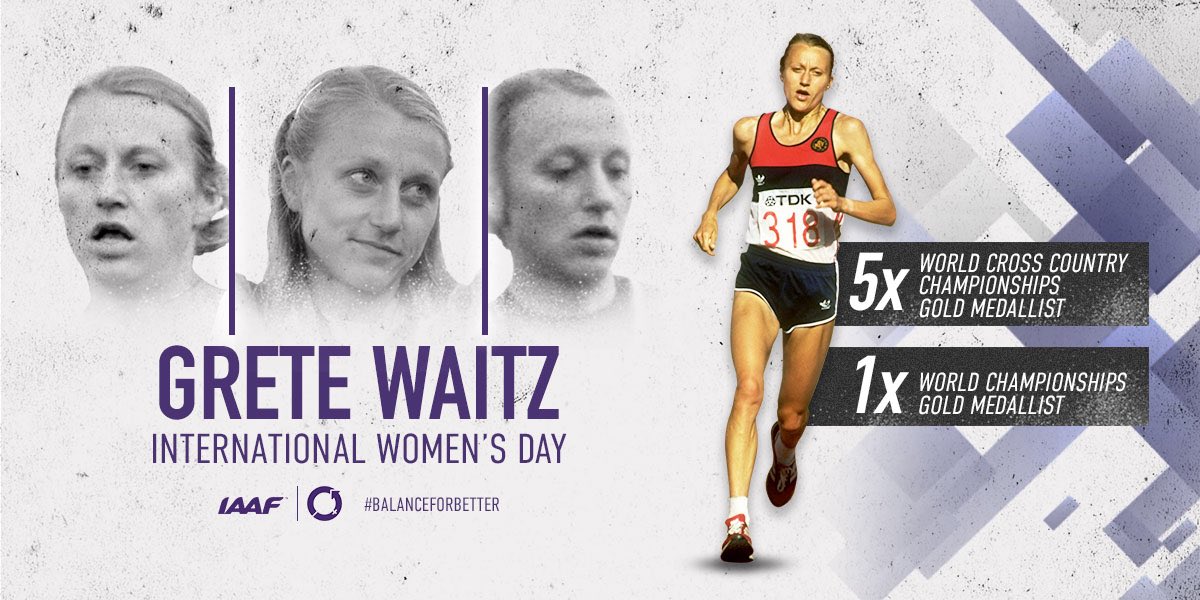 A pioneer in women’s distance running, Grete Waitz🏃‍♀️

Waitz had dedicated her life to running, from winning global titles, to coaching global champions💫

#InternationalWomensDay