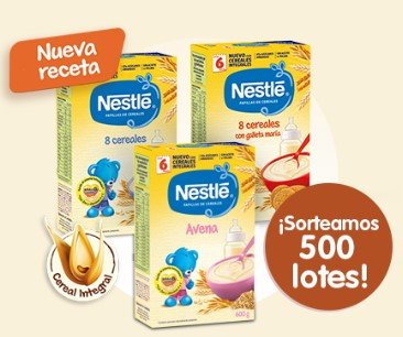 cajonlocuras's tweet photo. SELECCIONAN A 500 PERSONAS DESDE #VocesNestléBebé PARA PROBAR LAS NUEVAS PAPILLAS NESTLÉ CON CEREALES INTEGRALES https://t.co/2XUkciWXNs https://t.co/clwr4LL51Z
