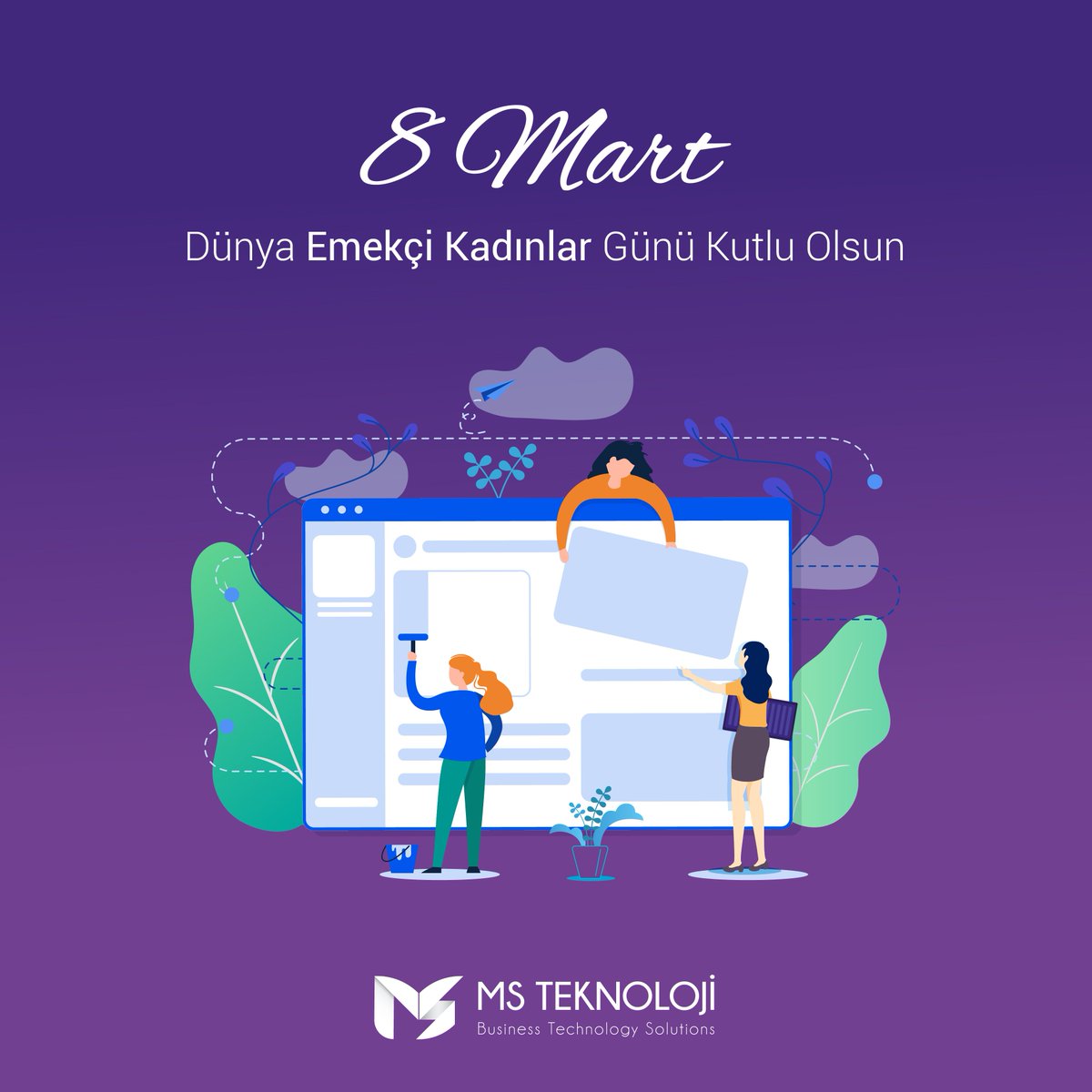 msteknoloji's tweet photo. #8MartDünyaEmekçiKadınlarGünü #8mart https://t.co/nPWeM21cFA