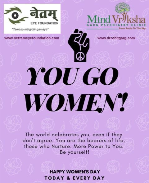 NetramEyeCentre's tweet photo. #NetramEyeFoundation & @MindVriksha jointly wish you all a Very #HappyWomensDay :)
For all parents, raise your kids as children, not as boys or as girls. Imbibe equal values in all irrespective of gender. #weareallhuman #weareallequal #happyinternationalwomensday #womensday2019 https://t.co/GqZ9qAHlUC