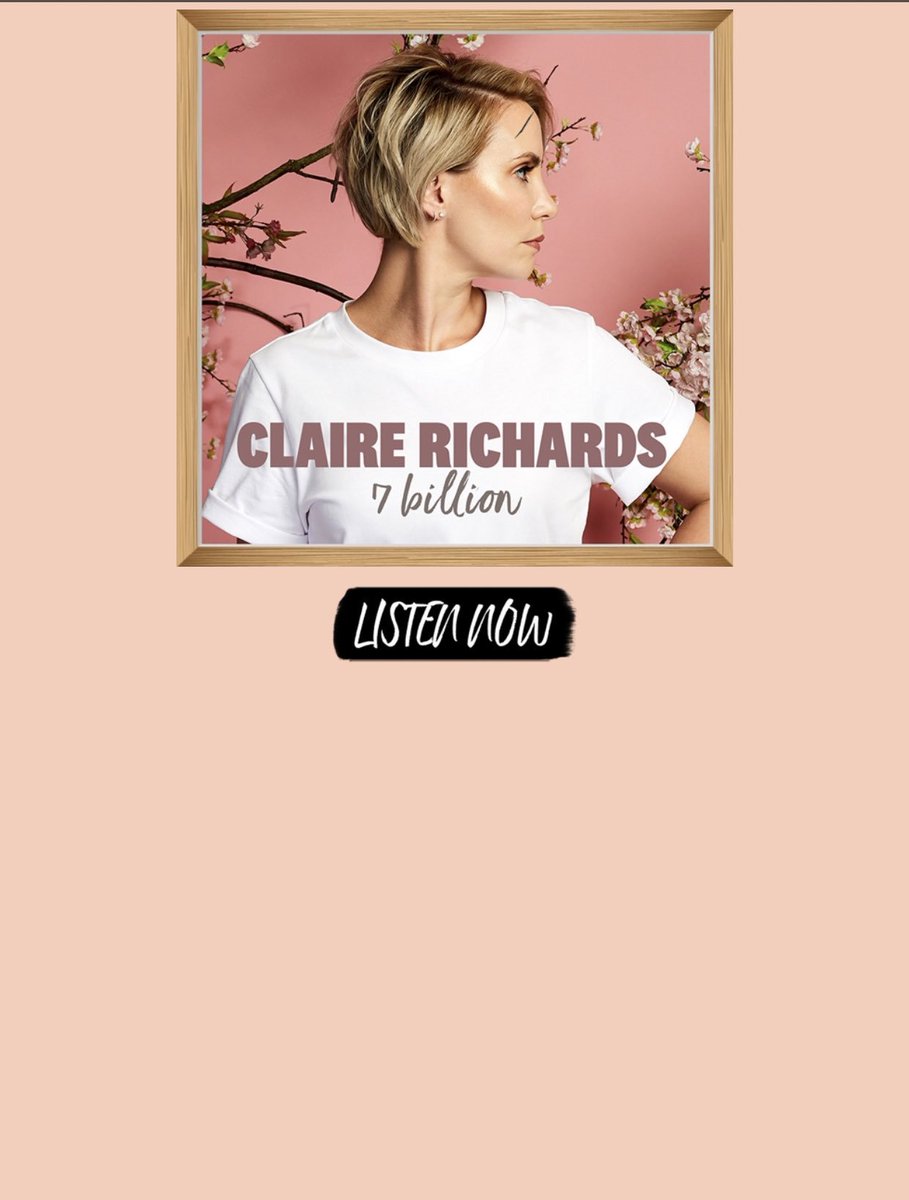 ClaireRUpdates's tweet photo. NEW SINGLE TIME. 

So excited that Claire has chosen ‘7 billion’ as her next single 💓 https://t.co/EhR17QTsBo