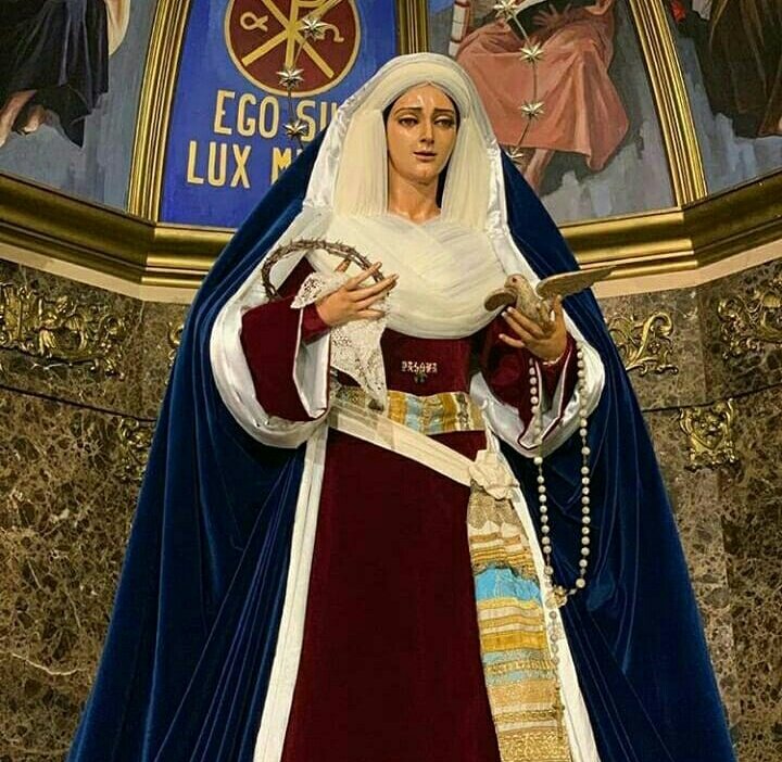 SsantaMLG_'s tweet photo. #HEBREAS19 Paz,Gracia,Patrocinio, Paloma. 
#CofradíasMLG #alcompasmalacitano https://t.co/UcOWTo9iSo