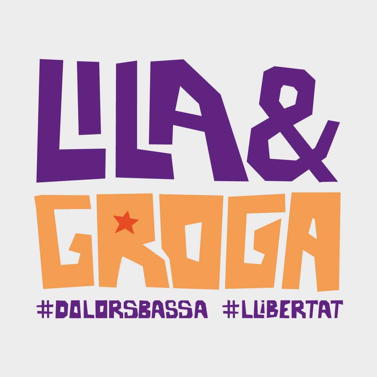 GrogaLilai's tweet photo. Coincidint amb la vaga feminista del 8 de març, iniciem la campanya #LilaiGroga per la llibertat de la Dolors Bassa i de totes les preses polítiques i exiliades. Com diu la Dolors: "Cada dia som més al carrer. Una abraçada lila i groga" #8M #VagaFeminista #LilaiGroga @FreeBassac https://t.co/dqyErp1Idl