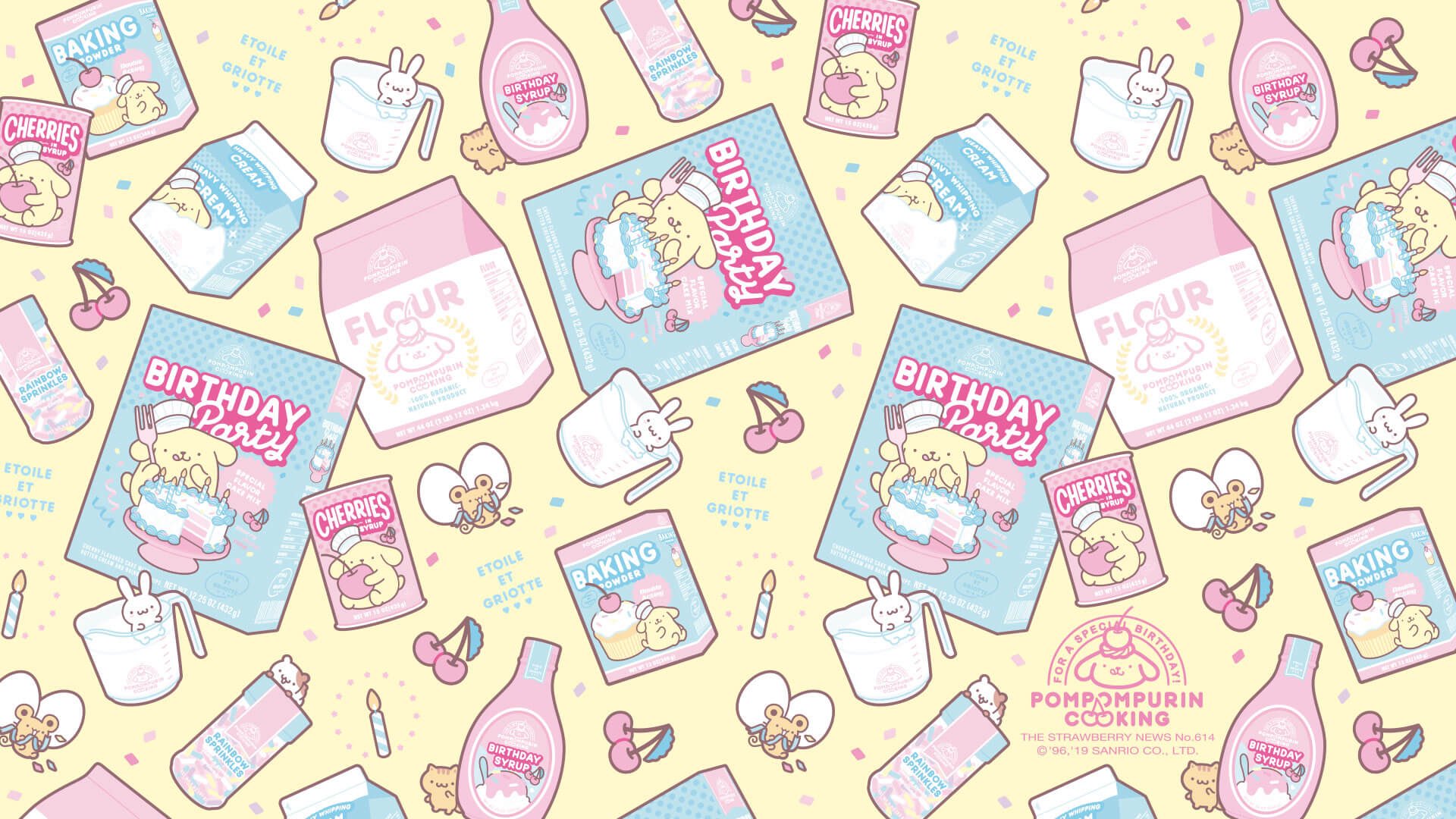 Meivu 💖 on X: New Pompompurin wallpaper from Sanrio!! 🍮💕 https