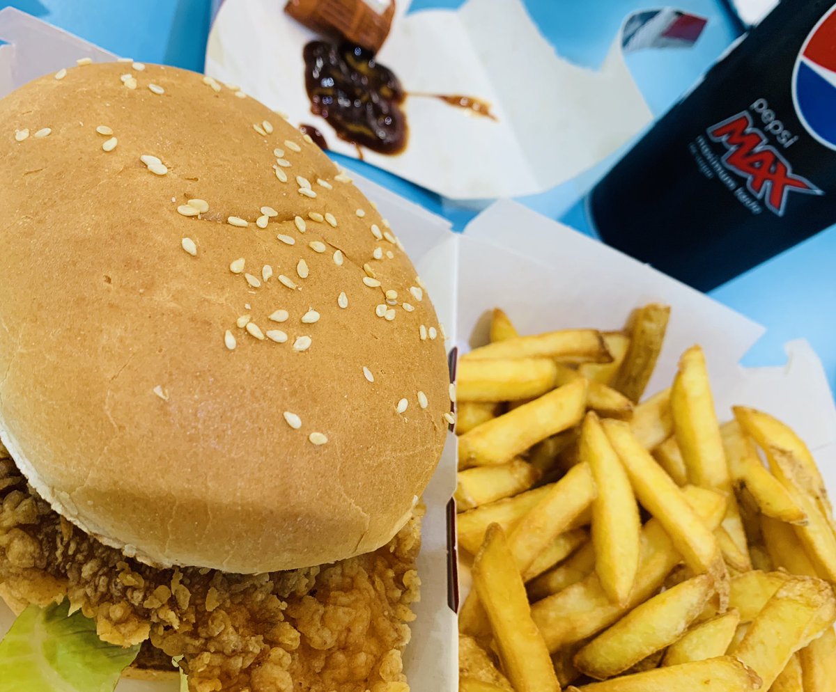 ThisCarolineP's tweet photo. When your work colleagues are a bad influence/utterly amazing! #KFCFriday # https://t.co/ihp7ZRHJs6