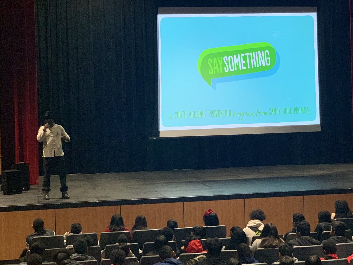 Audrey H. Lawson MS (@lawsonms_hisd) on Twitter photo Say Something teaches students how to look for warning signs, signals and threats, especially in social media, of an individual who may be a threat to themselves or others and to say something to a trusted adult to get help. #SeeSomethingSaySomething <a href="/sandyhook/">Sandy Hook Promise</a> Say Something teaches students how to look for warning signs, signals and threats, especially in social media, of an individual who may be a threat to themselves or others and to say something to a trusted adult to get help. #SeeSomethingSaySomething <a href="/sandyhook/">Sandy Hook Promise</a>