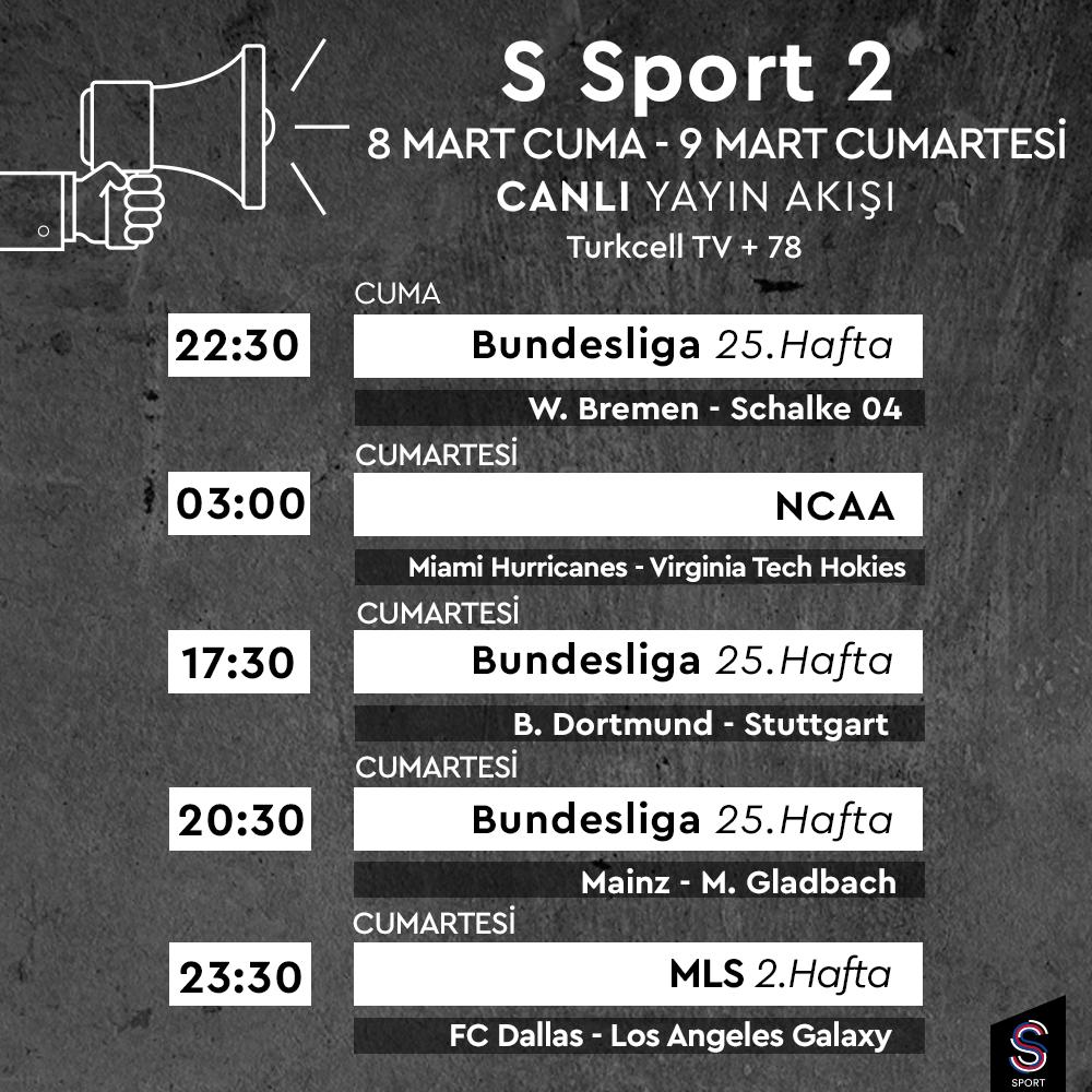 s sport on twitter iste s sport ve s sport 2 nin canli yayin akisi guncel yayin akisimiza https t co qvixjqtuqs adresinden ulasabilirsiniz nba premierleague bundesliga ncaa mls liganos https t co 9cc6s8omy9 twitter