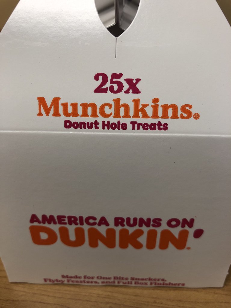 gary_alexander's tweet photo. Bought these @dunkindonuts munchkins to share. I just…forgot about…the whole sharing part. 😋🤭 https://t.co/e6IpDUpcPC