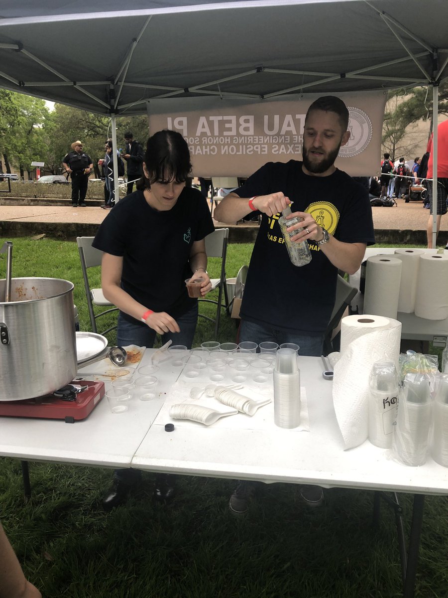 TXEpsilon's tweet photo. Yesterday, our bent got polished and our bellies got filled. Thank you to all the members and initiates that volunteered and thank you @ieee_cot for a great cook-off! https://t.co/X4jtGk8iAW