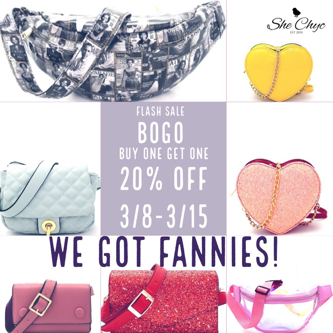 SheChyc's tweet photo. We Got #fannypackswag check out our website for new #fannies #bag #bags #bagsforsale #bagsholic #accessories #shoppingonline #buynowpaylater #freeshipping #shechyc https://t.co/7D7iQ7bx0Z