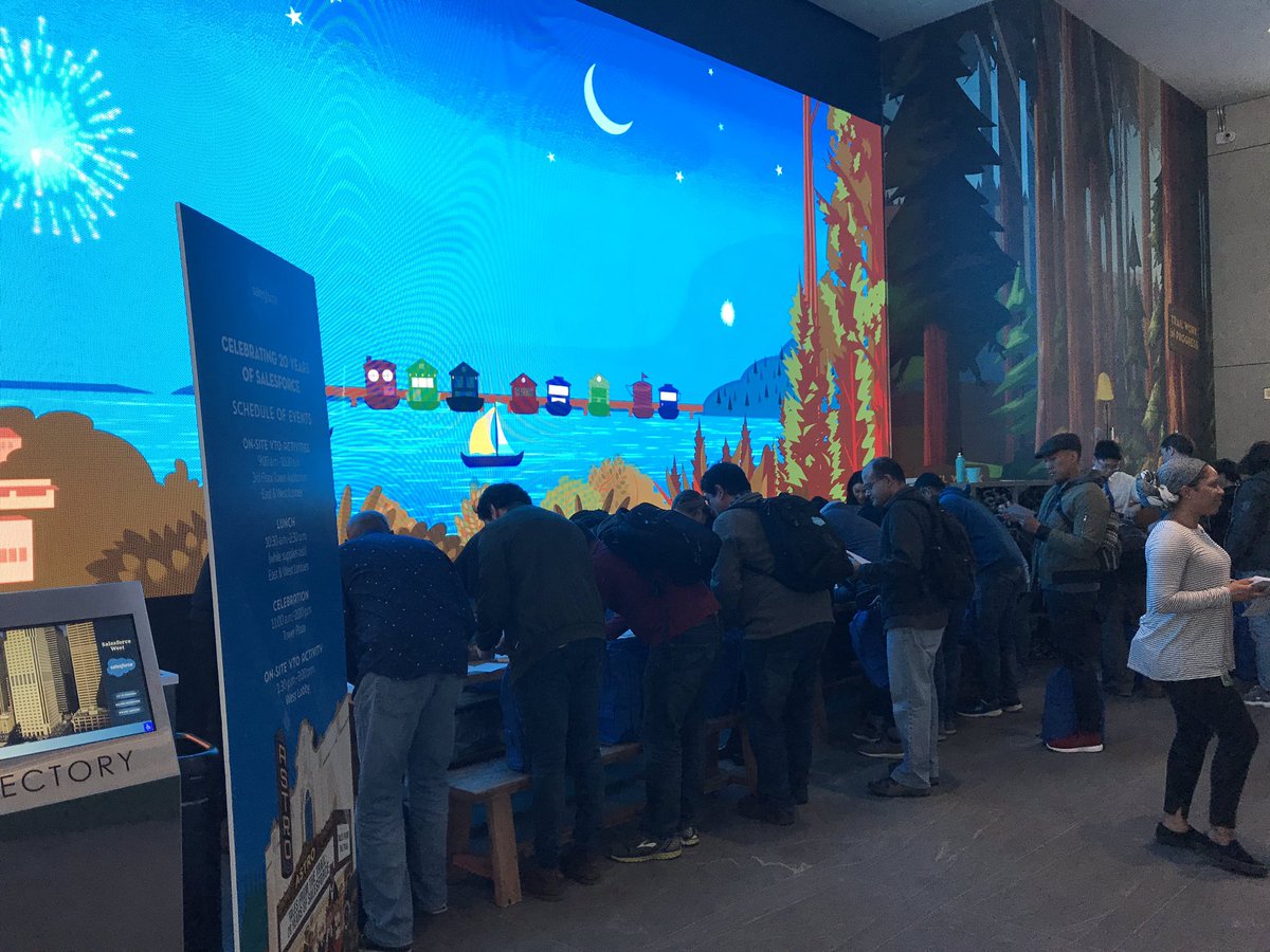 mct_sfdc's tweet photo. Whats the best way to celebrate Salesforce’s birthday? 🎁 🎂 By volunteering, of course! Big crowd in the Salesforce West lobby putting supply kits together for teachers. #GivingBack #SalesforceTurns20 #Ohana https://t.co/3K8ANqpIWB