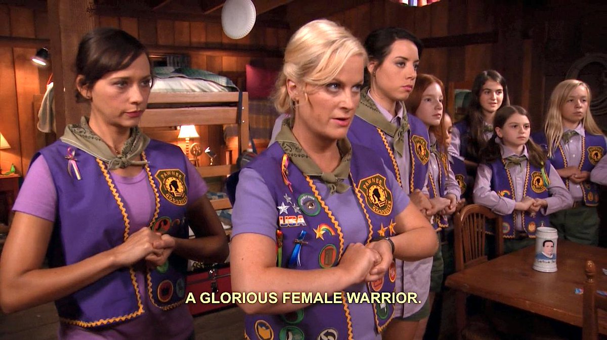 Important #IWD2019 reminder that we're ALL Pawnee goddesses!