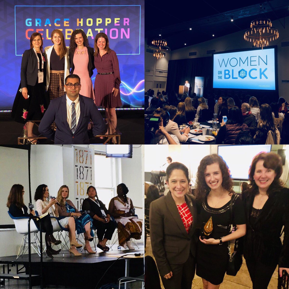 For #IWD2019 I am so thankful this past year to have been involved with organizations like <a href="/ghc/">Grace Hopper (GHC)</a> <a href="/womenontheblock/">Women on the Block</a> @womentechsummit and <a href="/WTFounders/">#WeTheFounders</a> who create important communities of incredibly smart, kind, and supportive women who are making their mark on the world. 💪💖