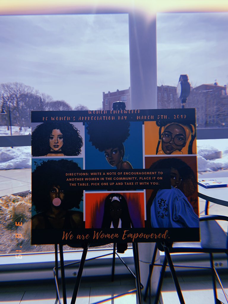 WEPC_15's tweet photo. Come join us from 12:30-2:30 in ray or Slavin to write a card for a woman or women on campus! 💜🖤 https://t.co/FEw7xkdbxg