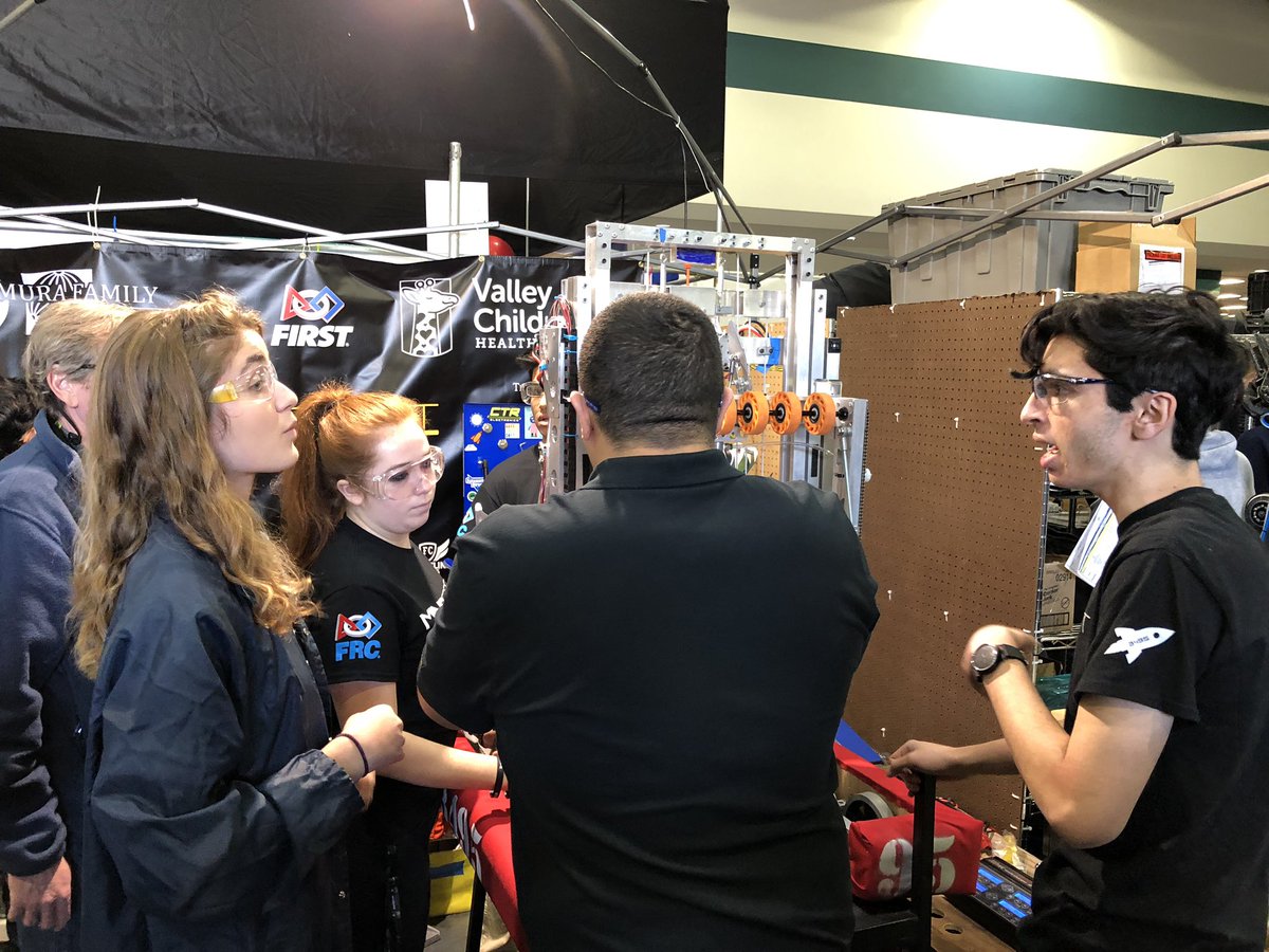 kurtmadden's tweet image. At the regional First Robotics competition at the Convention Ctr downtown where @fresnounified Edison High and Duncan High are competing with teams from around the valley. The robots are huge and the competition is fierce!  #geekout #robotIQ