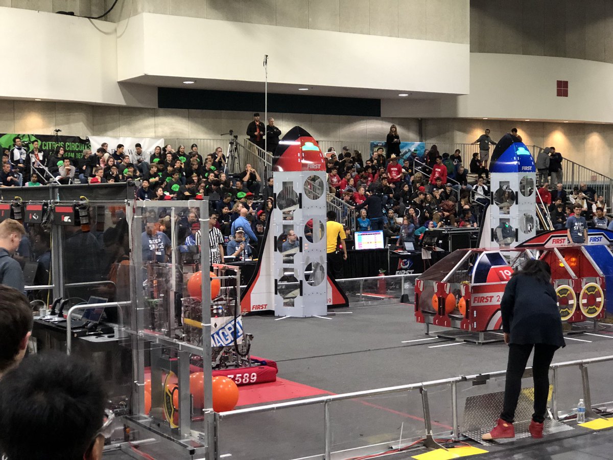 kurtmadden's tweet image. At the regional First Robotics competition at the Convention Ctr downtown where @fresnounified Edison High and Duncan High are competing with teams from around the valley. The robots are huge and the competition is fierce!  #geekout #robotIQ