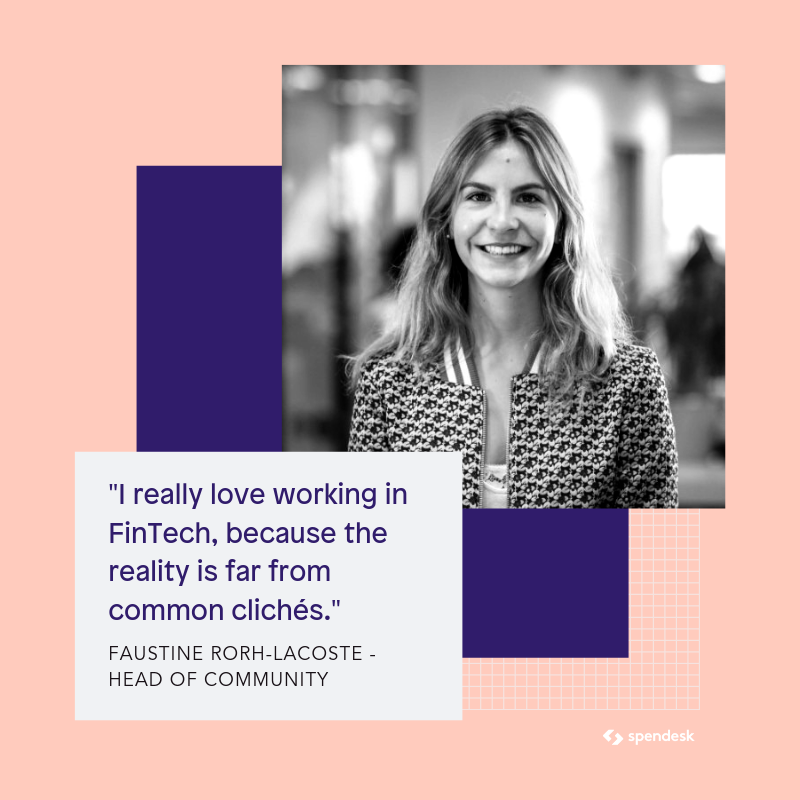 Spendesk's tweet photo. At Spendesk we are really proud of every woman that is part of our adventure 🏆
We asked them "What makes you #proud of being a woman in #FinTech?", here are some of their answers 👇 (more on our Instagram account: https://t.co/VYOeGEVXRd)

#InternationalWomensDay #womenintech https://t.co/Nk5Qkjg1mV