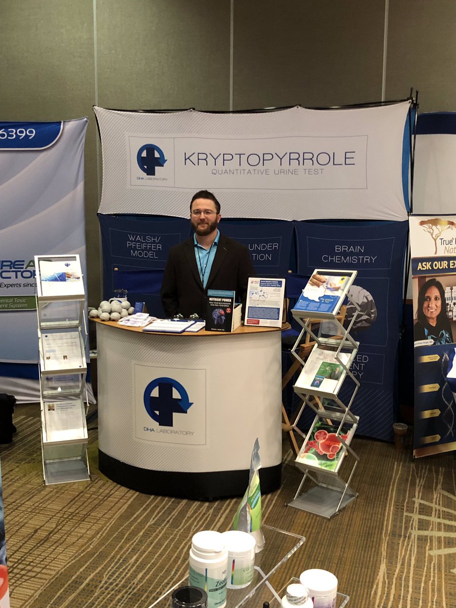 DHALab's tweet photo. We are here at #TheForumForIntegrativeMedicine Booth #2 #TFIM2019 Let’s talk diagnostic solutions for #Brain health, #Pyroluria, Inexpensive Lab Testing and more. #ADHD #ASD #Autism #Anxiety #Depression #Hypothyroid #Glyphosate https://t.co/CCYsUBIqQK