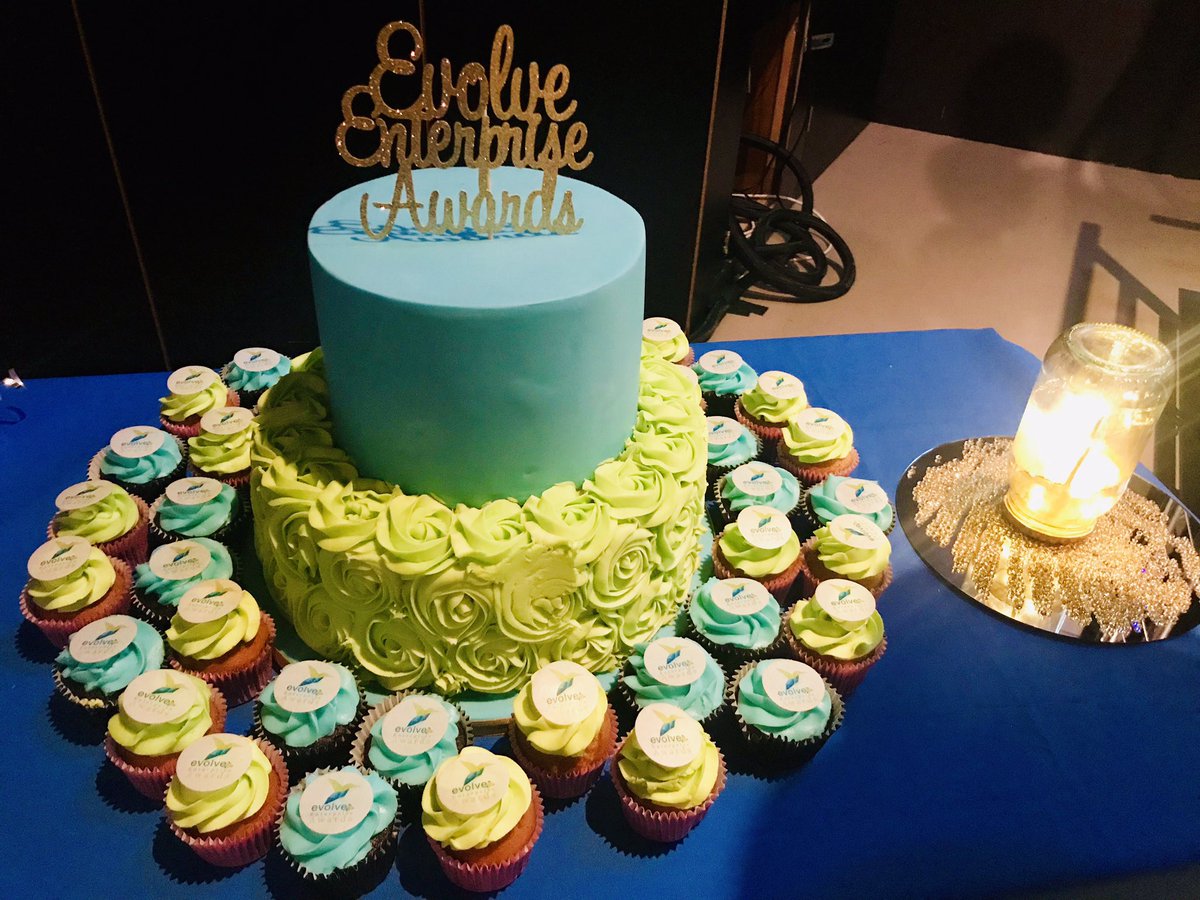 GMatouskova's tweet photo. All looking fantastic for @CUSocEnt @santanderuk #evolveawards Check out the cake by @pifyp ππ canβt wait to find out who are winners are #socent #entrepreneurship @covcampus https://t.co/knQsAu58R4