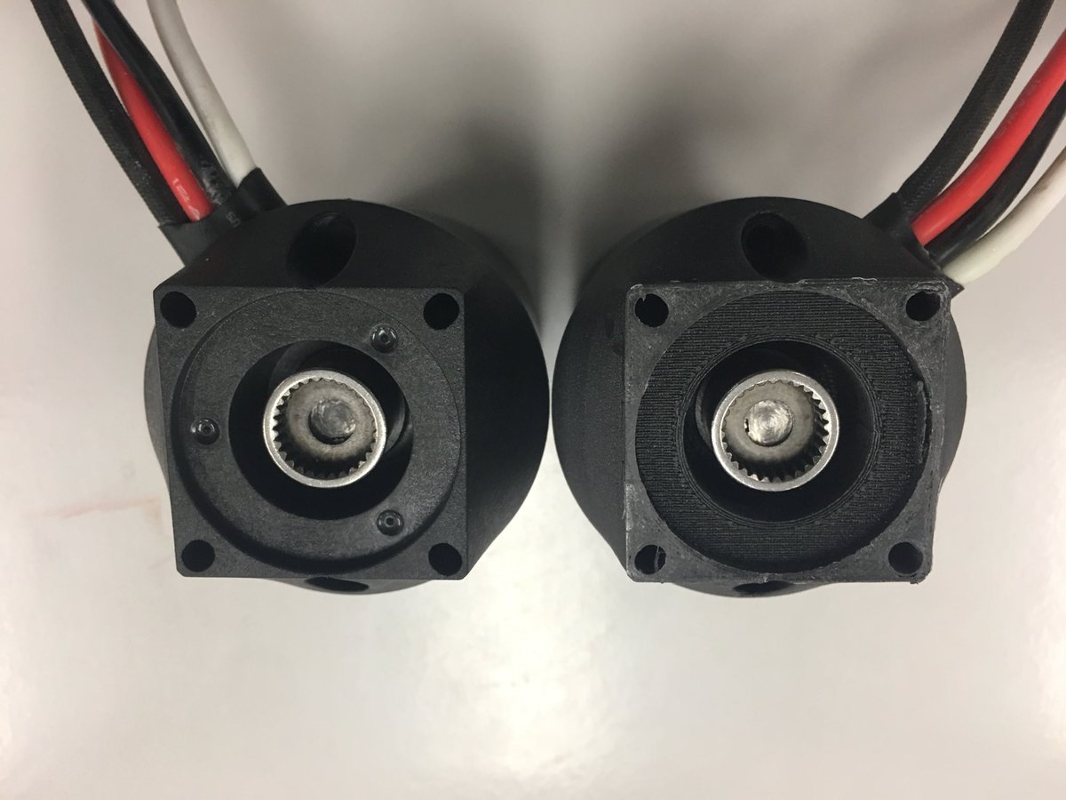 7429Frc's tweet photo. When your FedEx delivery is delayed, you print the adapter you need in onyx and carbon fiber on the @Markforged printer! https://t.co/h4jHfdE994